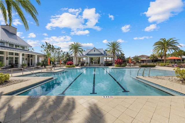 12029 Perennial Pl, Lakewood Ranch, FL 34211 - community pool featuring a patio