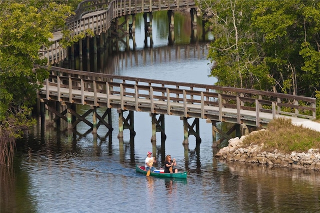dock with a water view