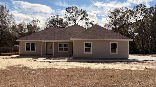 view of front of home