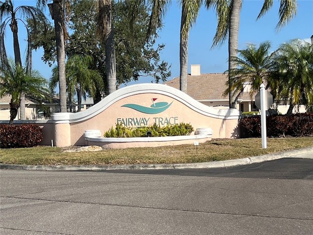 view of community / neighborhood sign