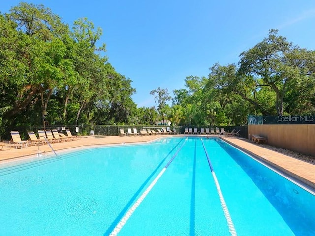 view of pool