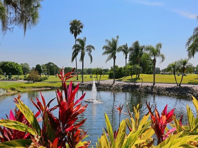 view of water feature