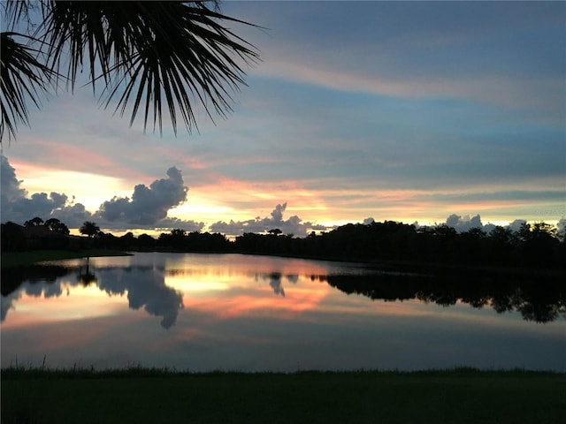 view of water feature