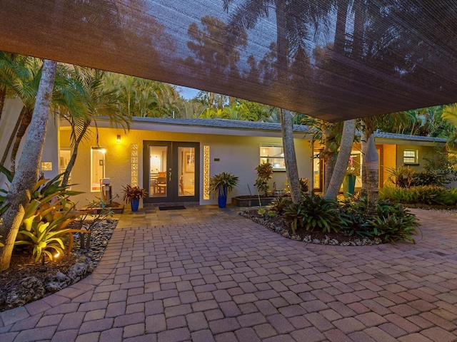 view of patio / terrace with french doors