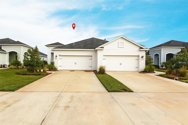 ranch-style house with a garage