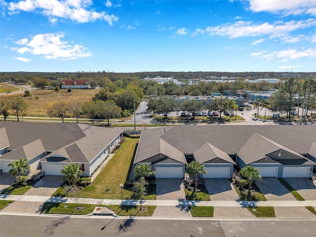 bird's eye view featuring a residential view