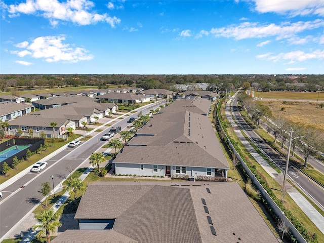 bird's eye view featuring a residential view