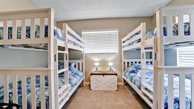 bedroom with carpet floors