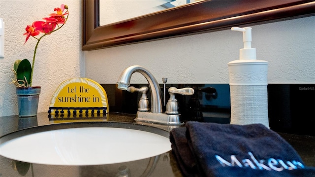 interior details with sink