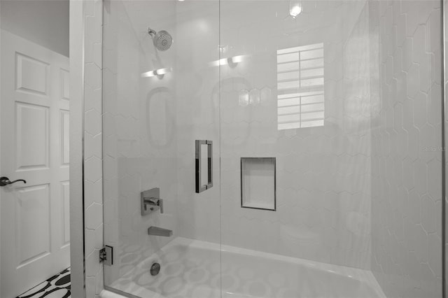 400 N Washington Dr, Sarasota, FL 34236 - bathroom with shower / bath combination with glass door