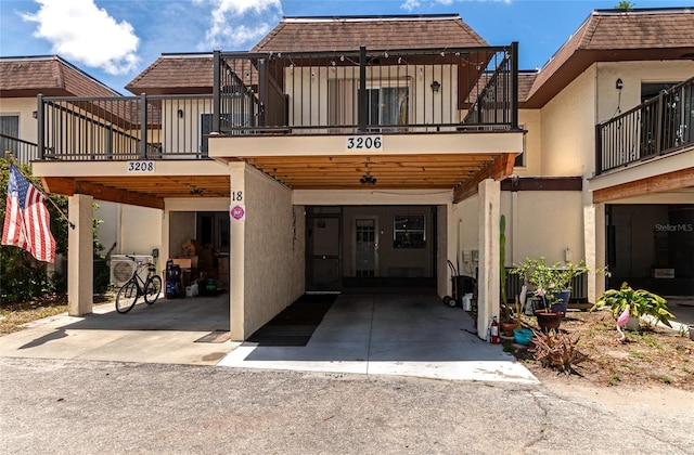 view of front of home