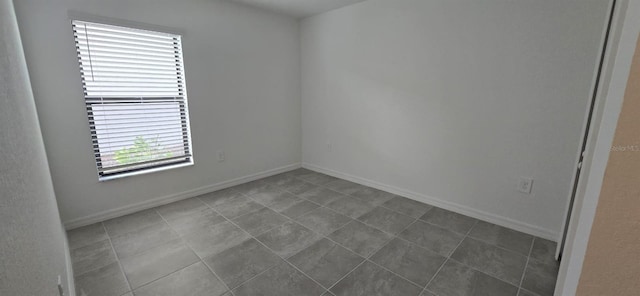 view of tiled empty room