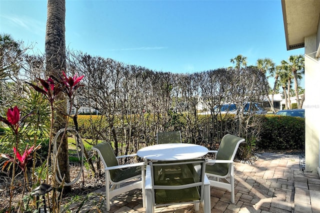 view of patio / terrace with outdoor dining space