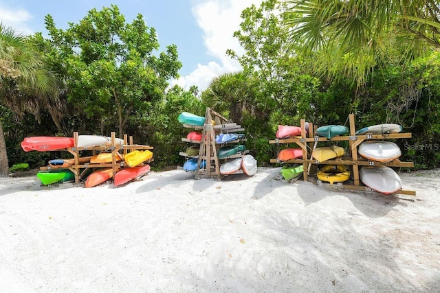 view of jungle gym