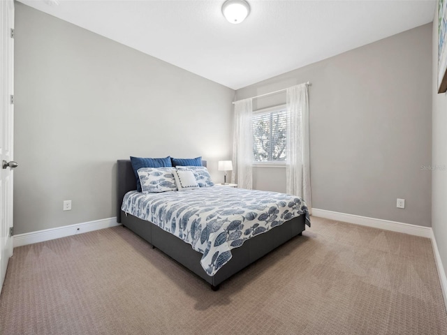 bedroom with carpet flooring