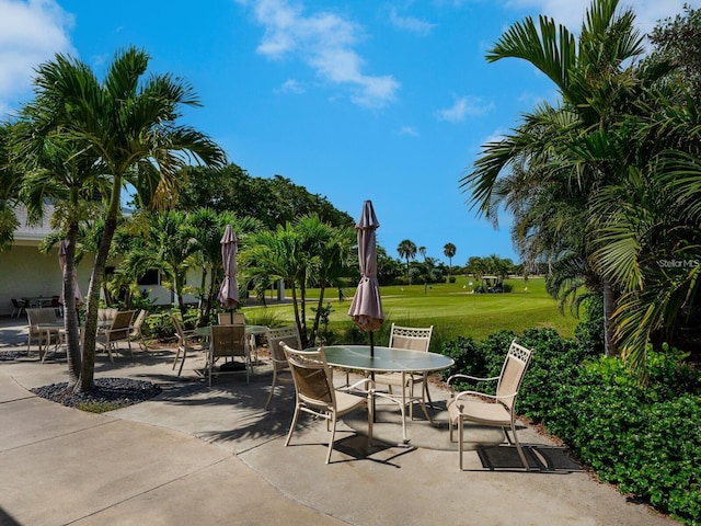 view of patio