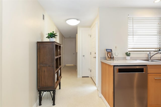 kitchen featuring sink and stainless steel dishwasher