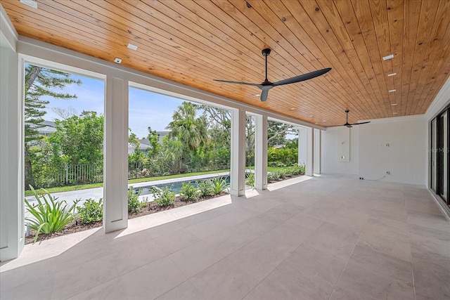 656 Tropical Cir, Sarasota, FL 34242 - view of patio with a ceiling fan