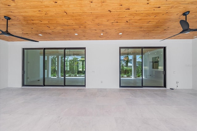 656 Tropical Cir, Sarasota, FL 34242 - spare room with wood ceiling