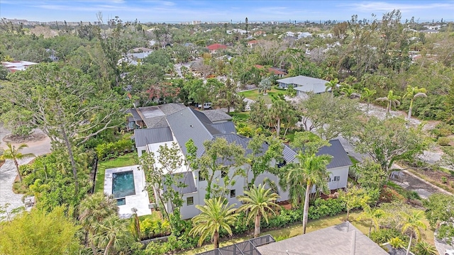 656 Tropical Cir, Sarasota, FL 34242 - bird's eye view with a residential view