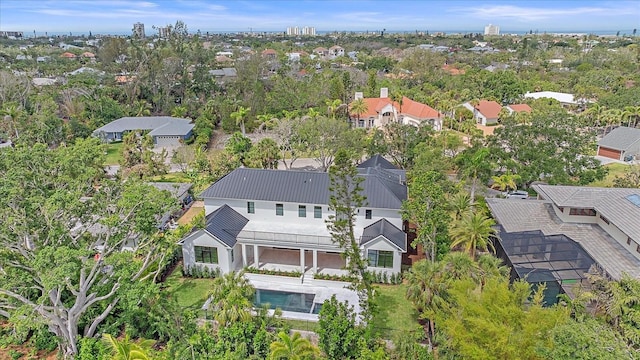 656 Tropical Cir, Sarasota, FL 34242 - birds eye view of property featuring a residential view