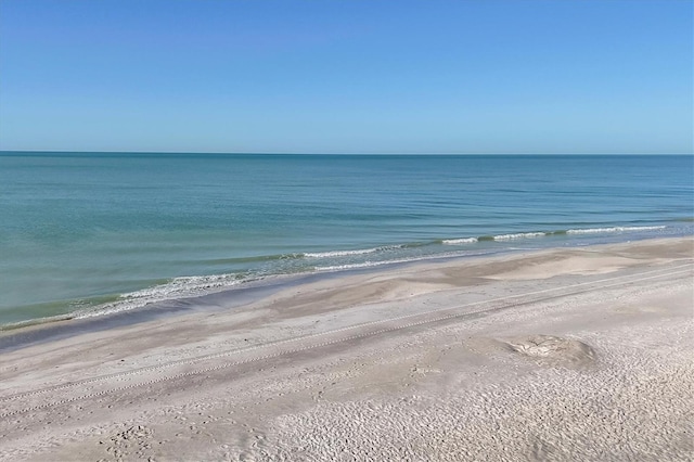 water view featuring a beach view