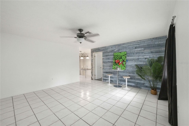 view of patio / terrace with ceiling fan