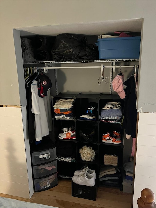 view of closet