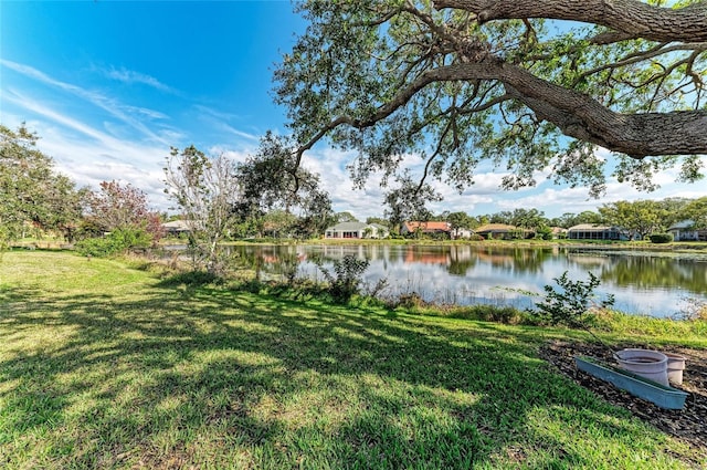 property view of water