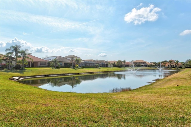 property view of water