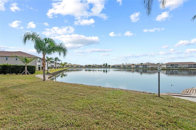 property view of water