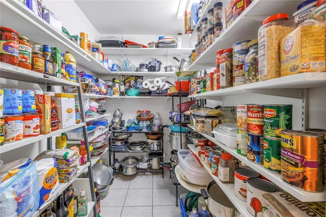 view of pantry