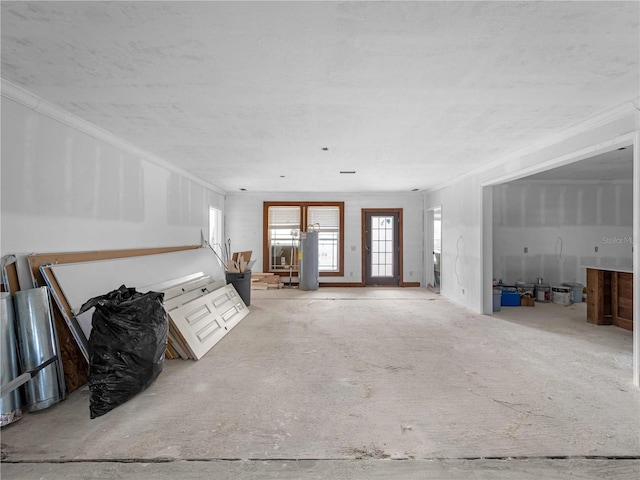 view of unfurnished living room