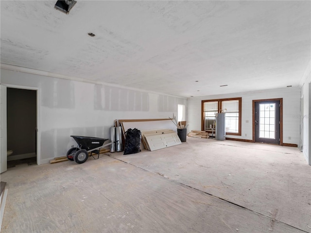 view of unfurnished living room