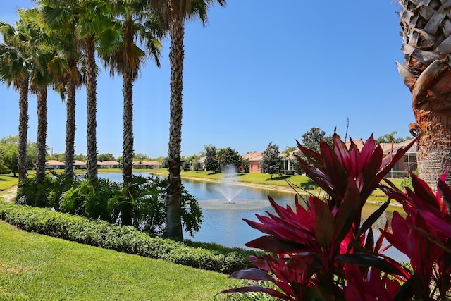 view of water feature