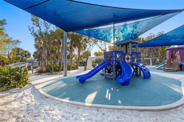 view of play area