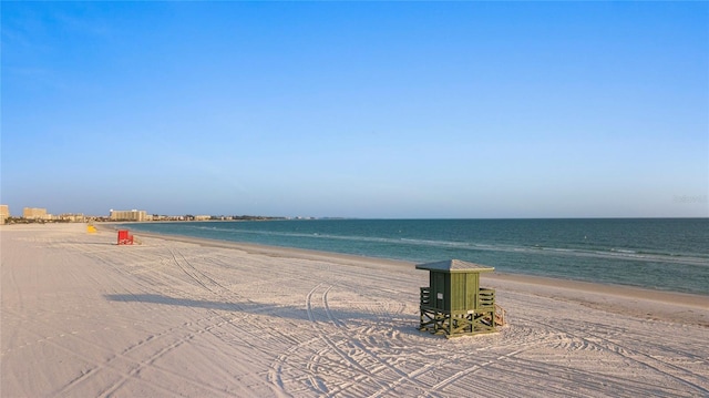 water view with a beach view