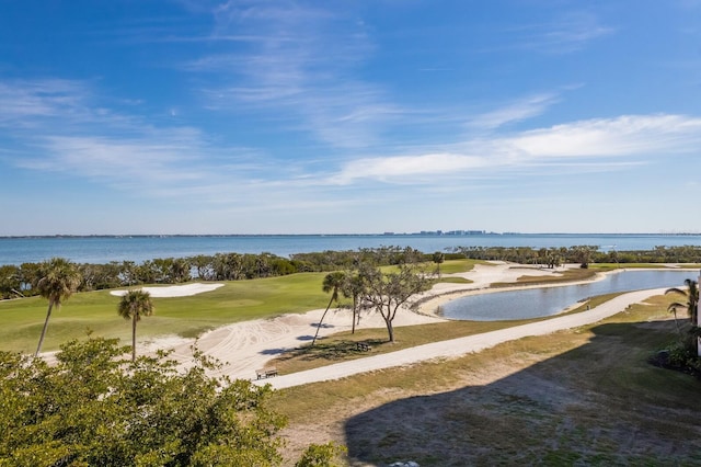 view of home's community featuring a water view