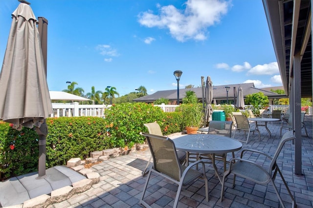 view of patio