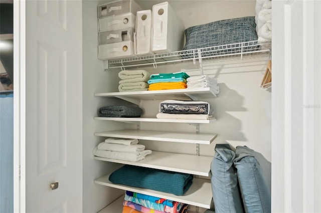 view of closet