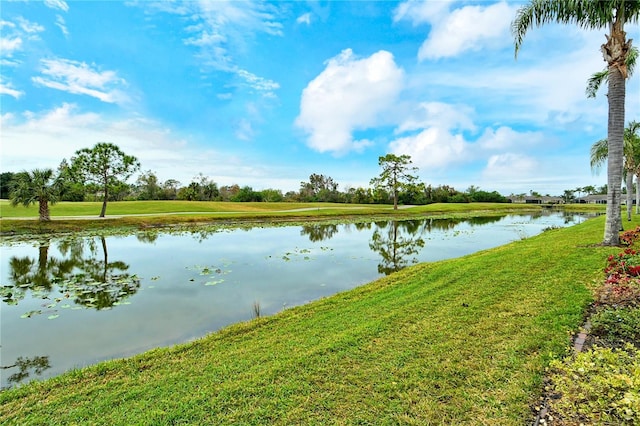 view of water feature