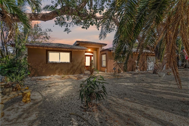 view of front of home