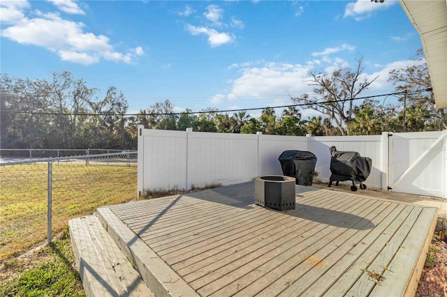 view of deck