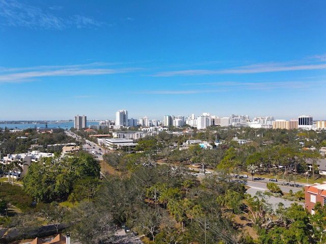 city view featuring a water view