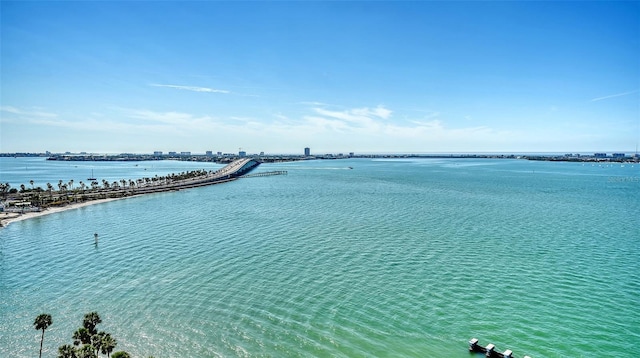 view of water feature