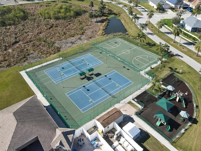 5718 Broad River Run, Ellenton, FL 34222 - drone / aerial view of a large body of water