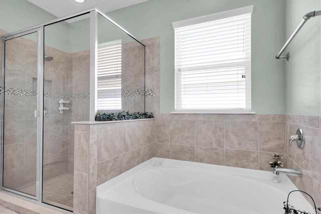 5718 Broad River Run, Ellenton, FL 34222 - bathroom with a bath and a stall shower