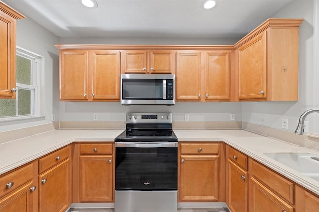 kitchen featuring sink and stainless steel appliances