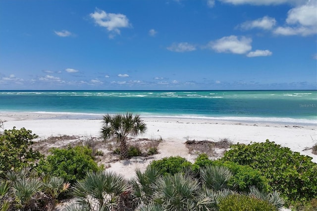 water view with a beach view