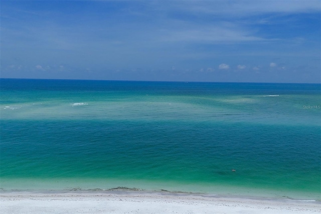 1067 Westway Dr, Sarasota, FL 34236 - water view featuring local beach